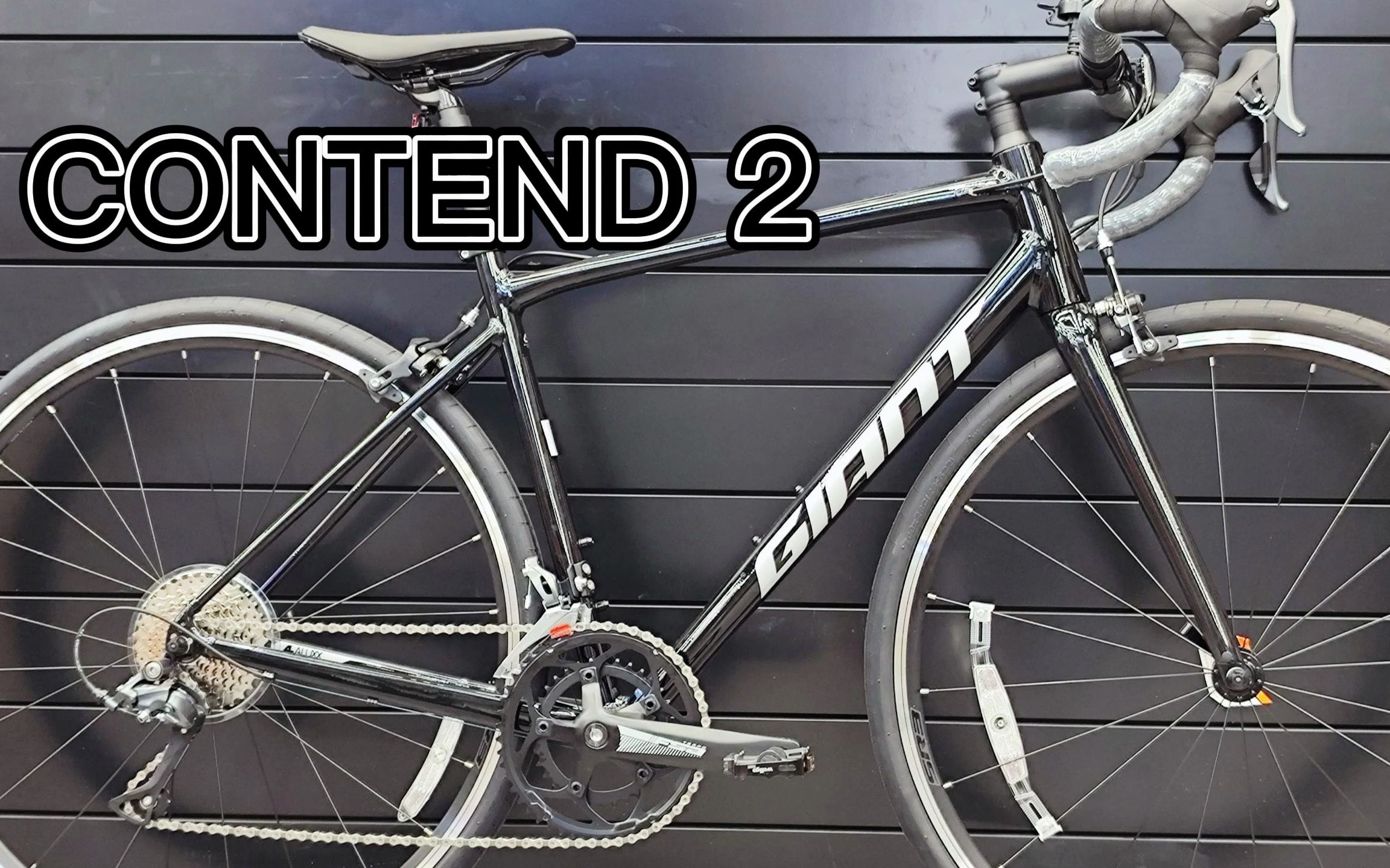 giant入门弯把公路车 contend 2