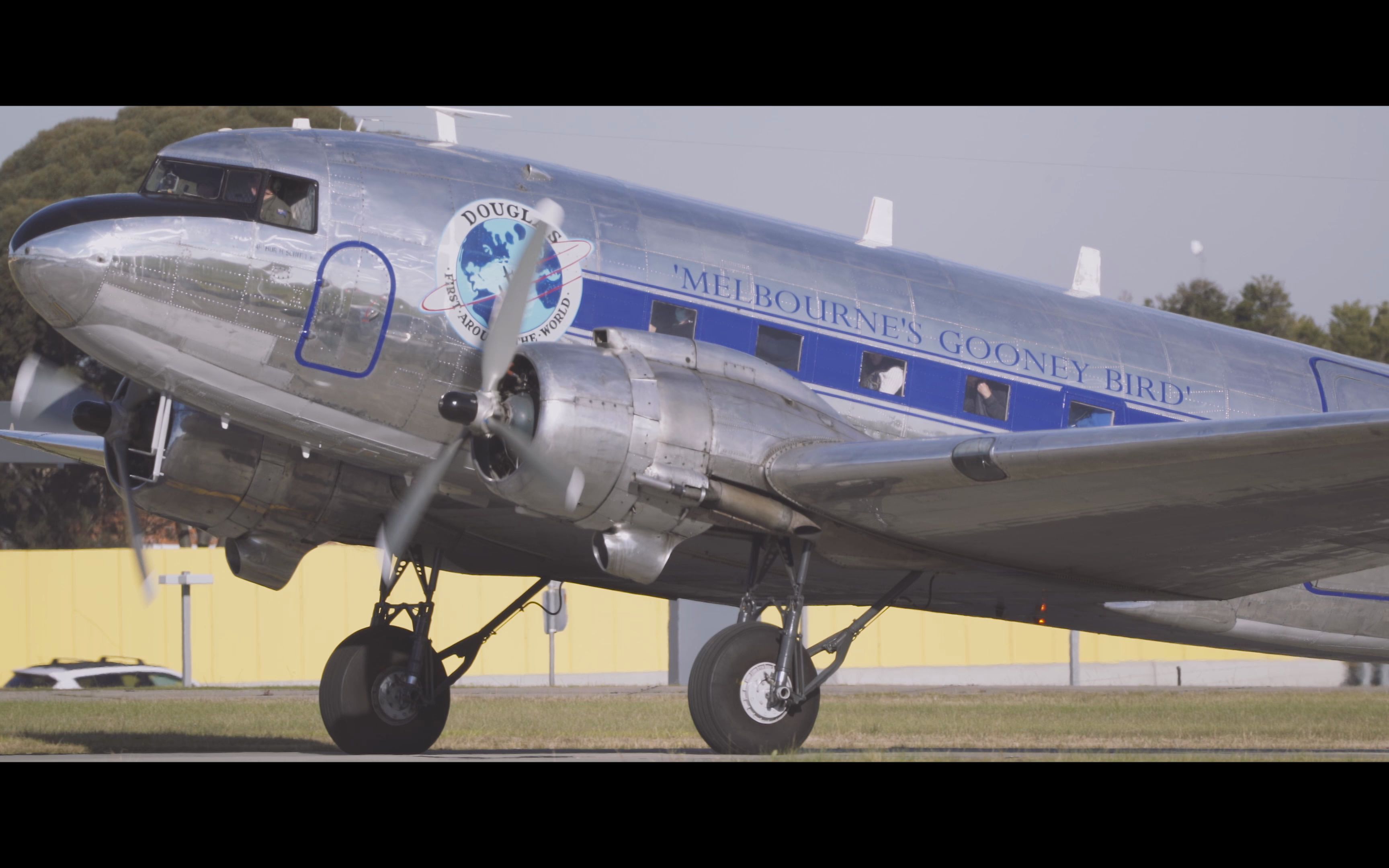 dc-3起飞|埃森登机场|4k