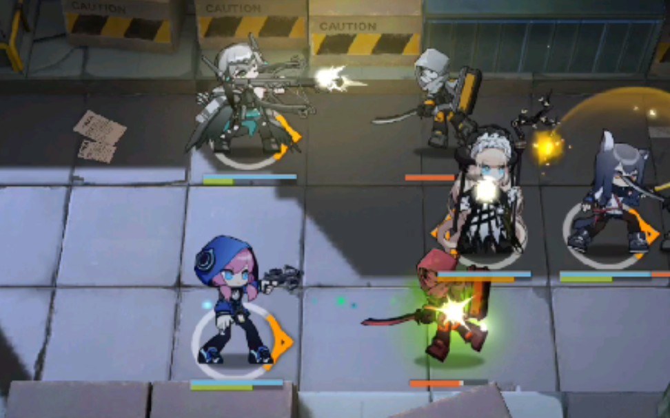 明日方舟一张图测试蓝毒和灰喉