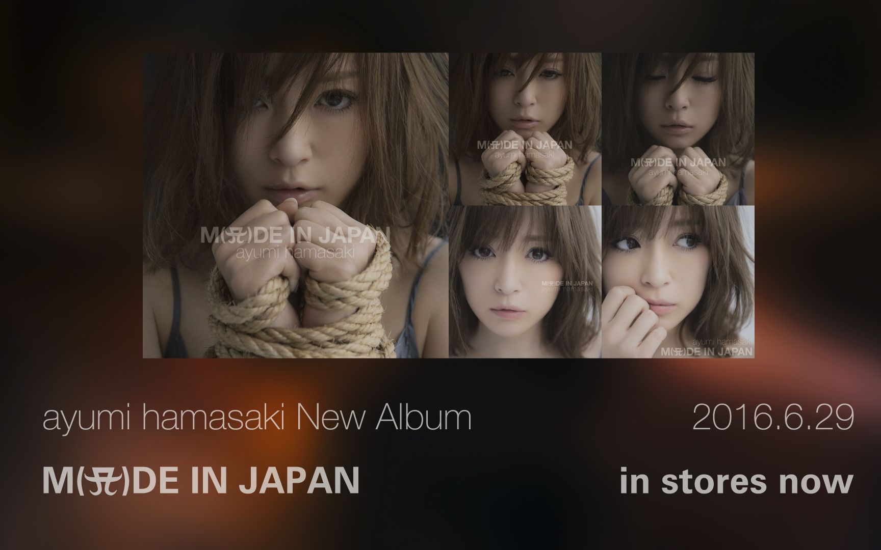 【4k视频测试】滨崎步『m(a)de in japan』专辑宣传短片