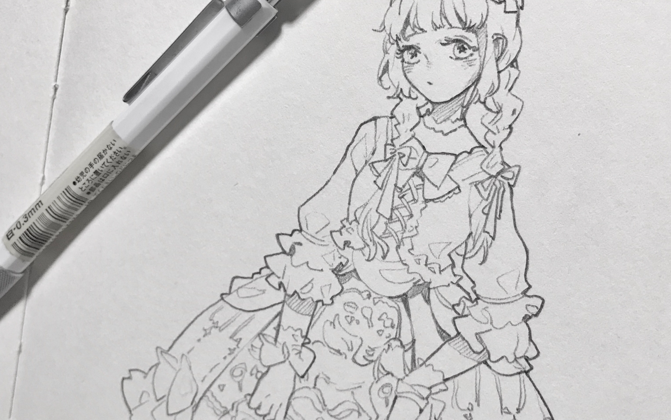 【摸鱼】15分钟不打草稿不用橡皮能画个啥_哔哩哔哩_bilibili