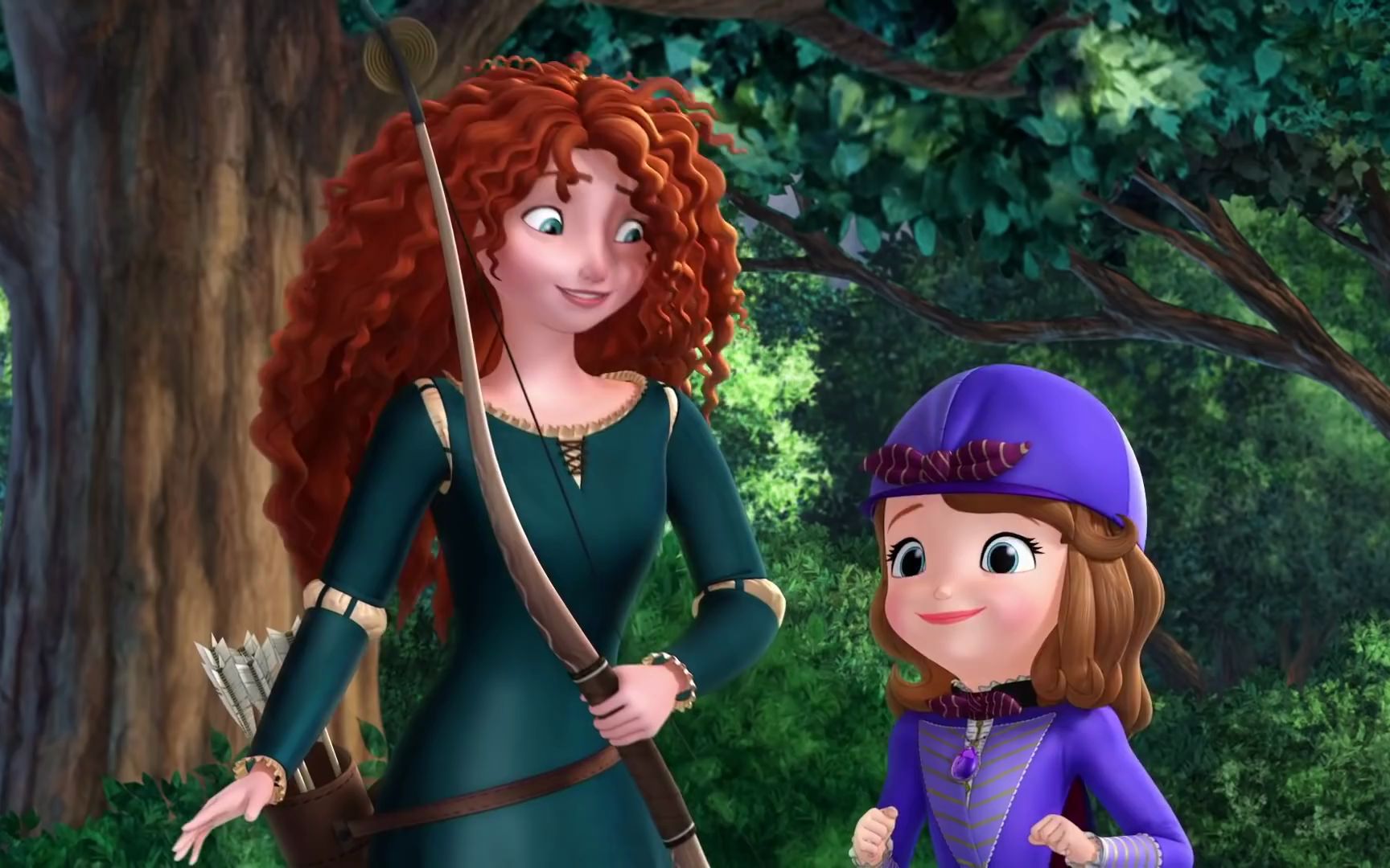 [图]【Sofia the First 小公主苏菲亚 S3 第三季】The Secret Library - Save The Day ft. Merida