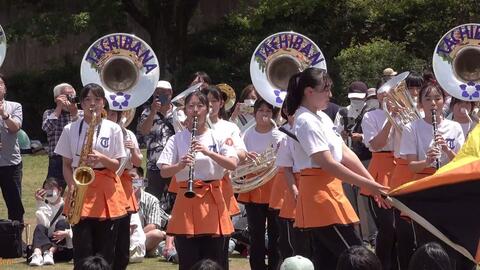 京都橘高校吹奏楽部22 05 08 ブラスエキスポ22 万博記念公園東コースパレード 哔哩哔哩 Bilibili