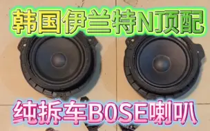 Download Video: 韩国伊兰特N顶配BOSE喇叭，韩国纯拆