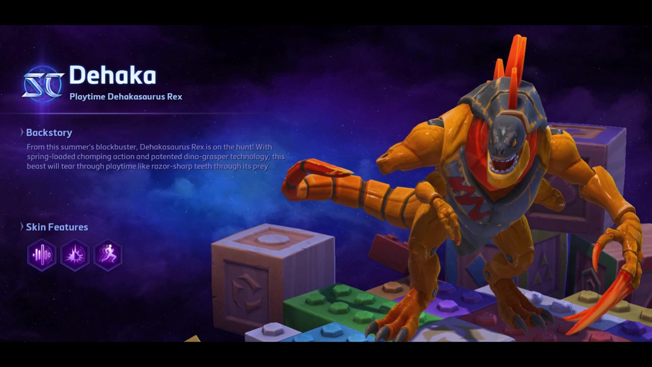 风暴英雄 暴龙王德哈卡皮肤特殊语音 试听