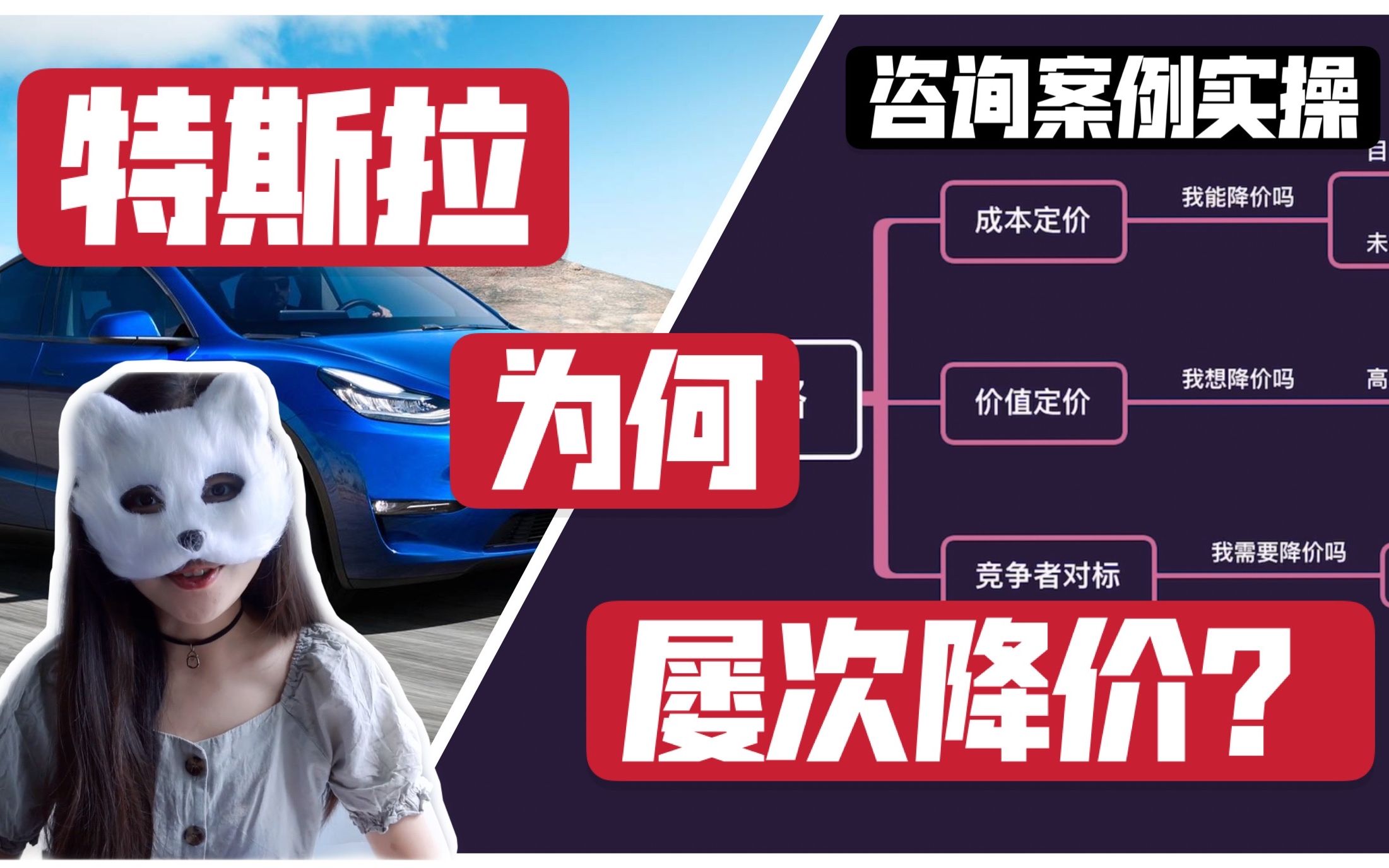 特斯拉又降价?| 聊聊特斯拉的定价逻辑 | 咨询案例实操 | 定价策略分析哔哩哔哩bilibili