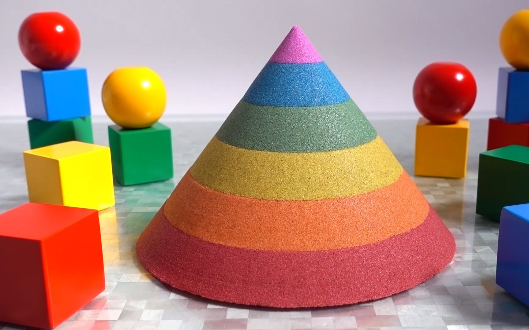 宝宝巴士魔力太空沙—彩虹塔,这层层质感,动手党都按耐不住了