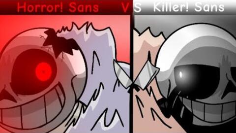 Canon) Killer! Sans VS Hyper Dust! Sans (OCs) [Battle  Animation]_哔哩哔哩bilibili