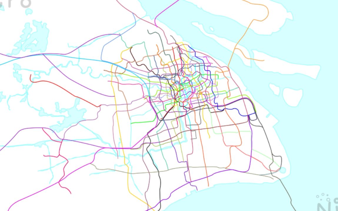 上海地铁远期规划图片