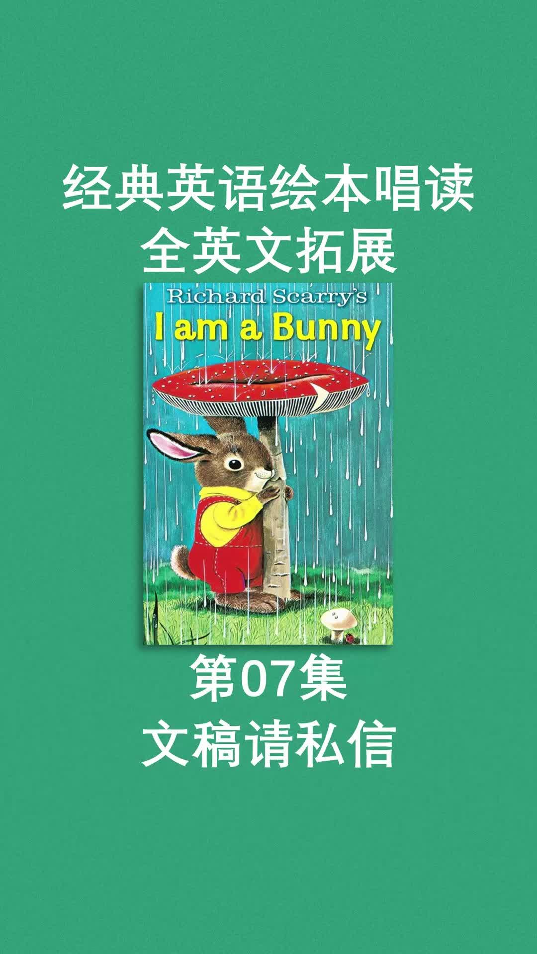 [图]英语绘本唱读：I am a Bunny 07