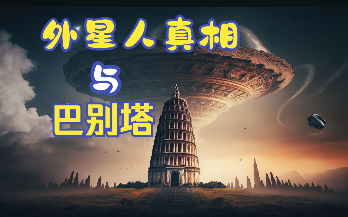 被隐藏的外星人真相与巴别塔的故事!哔哩哔哩bilibili