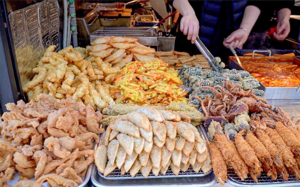 街头美食系列624 鱼饼年糕 韩国棒子高丽日本 料理 街边小吃 东亚美食