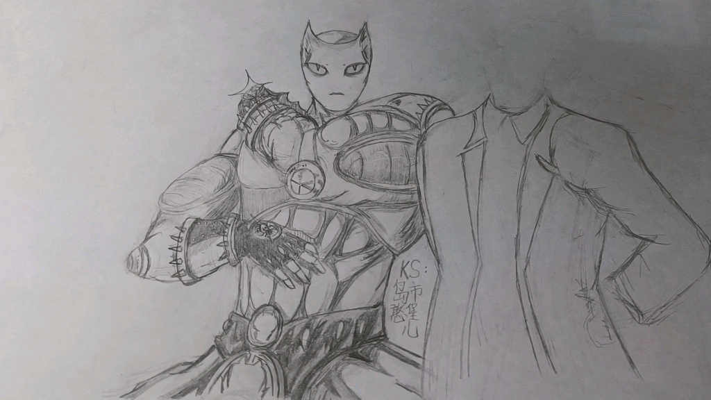 新手手绘jojo杀手皇后