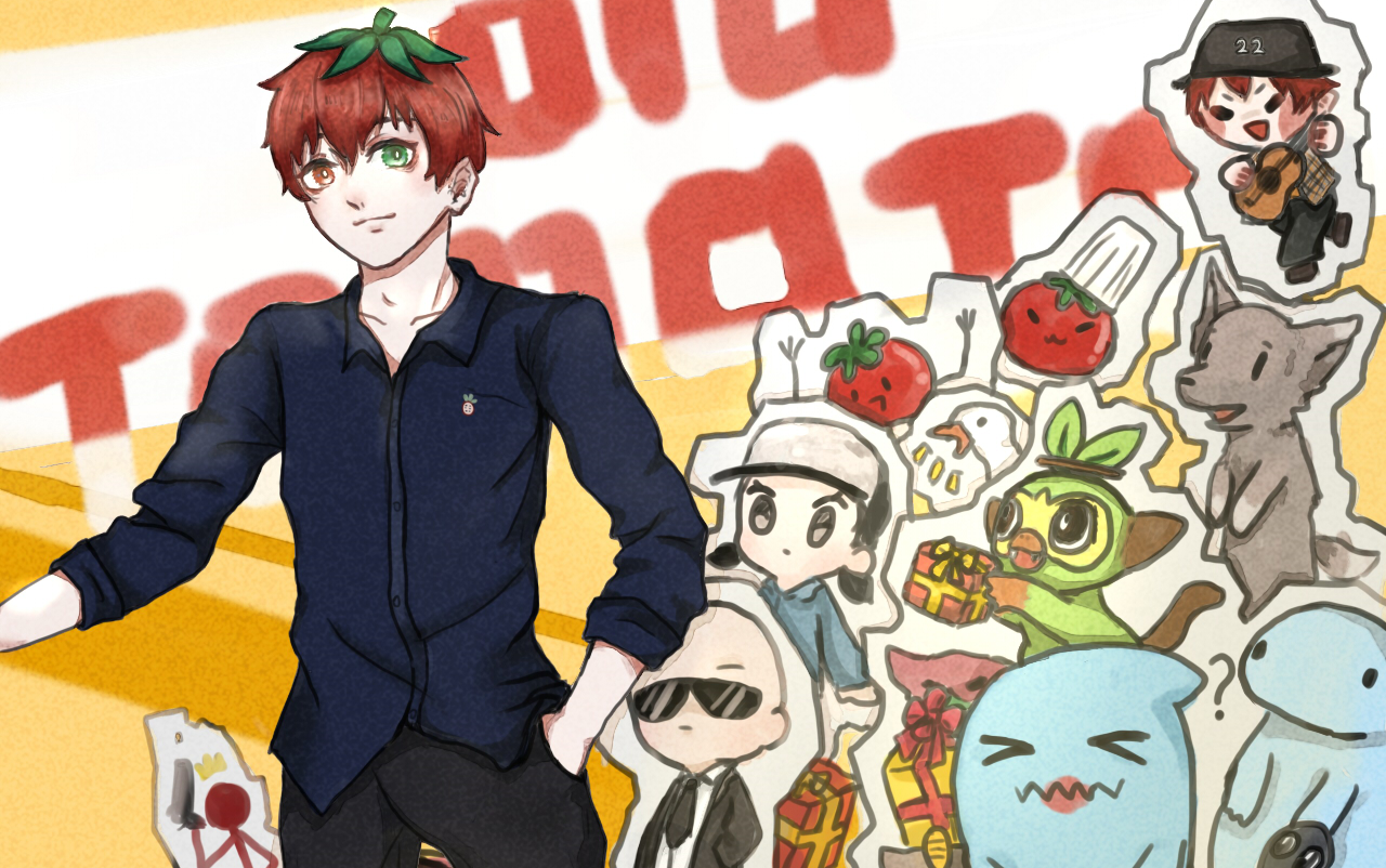 【luzia瑞羽】来画切切吧!/老番茄同人绘制过程