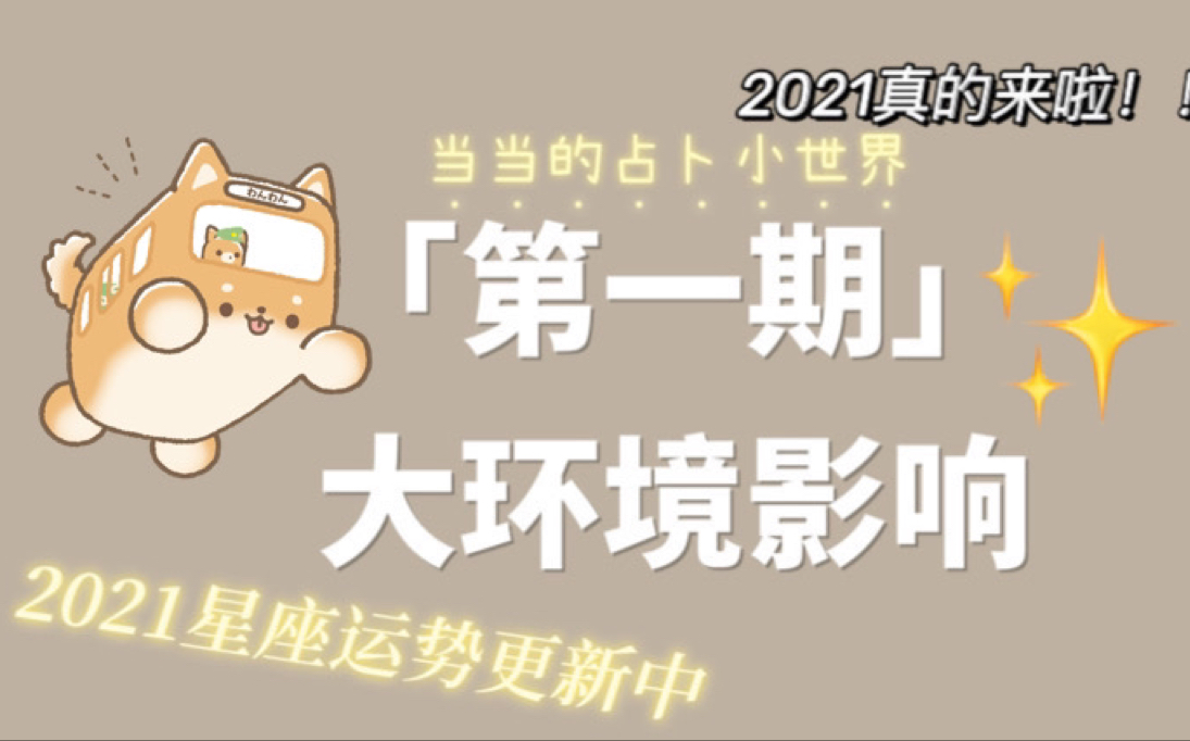 「2021运势」整体影响来啦~ 十二星座影响慢更中~哔哩哔哩bilibili