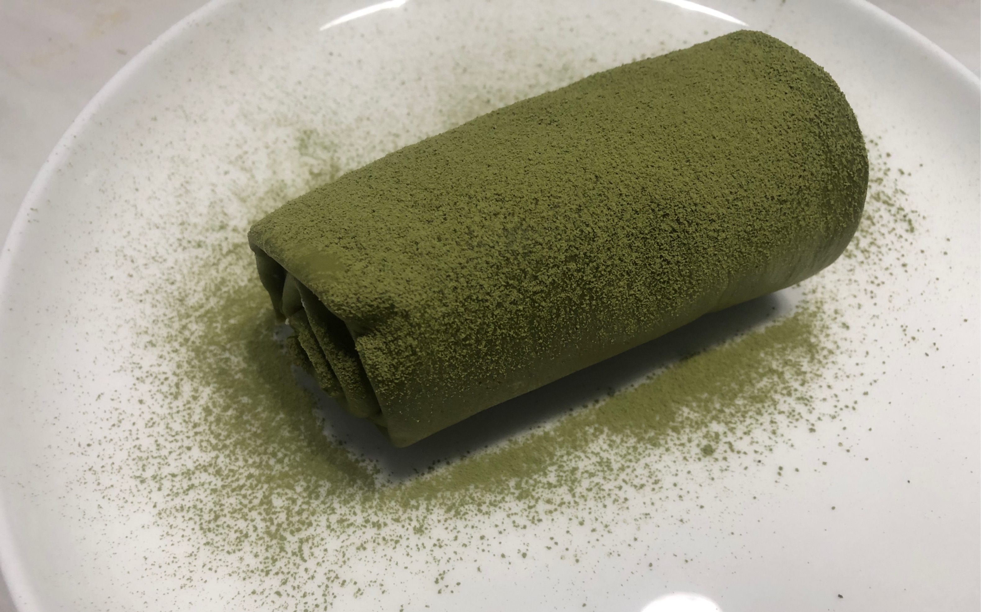 抹茶毛巾卷喝小朋友一起成长的宝妈制作小朋友爱吃的食物