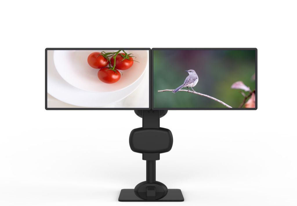 拜通双屏显示器支架,边工作边运动,对颈椎好,对腰椎好!