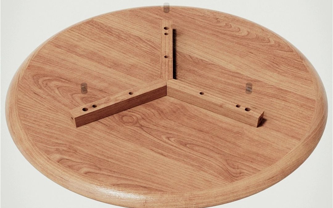 3016实木茶几安装视频