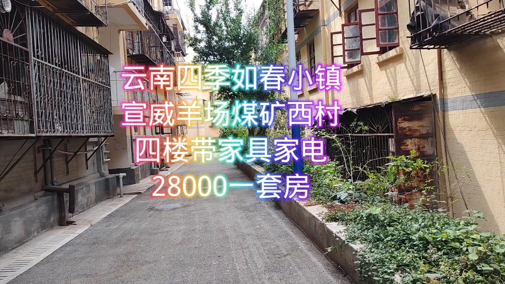 云南宣威市羊场煤矿西村四楼带家具家电28000一套房哔哩哔哩bilibili