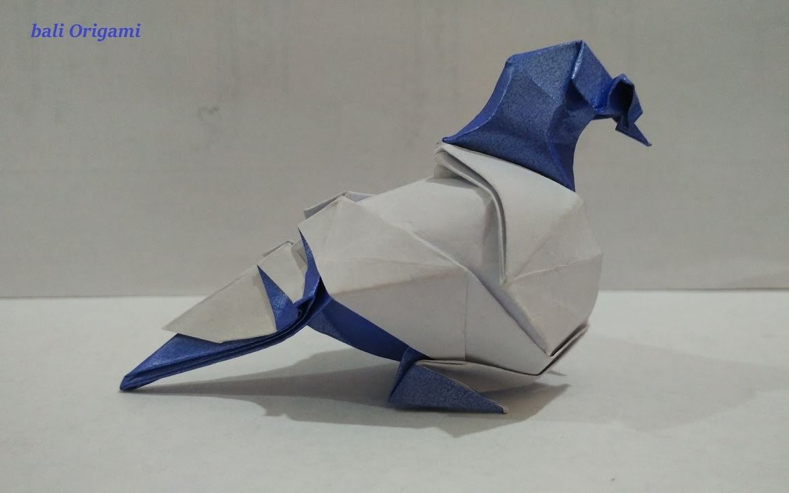 【油管搬运】【折纸origami】鸽子·bird dove by roman diaz·罗曼