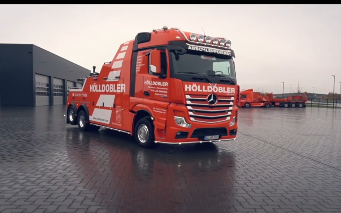 欧卡短片梅赛德斯奔驰救援拖车展示mercedesbenzactros2663