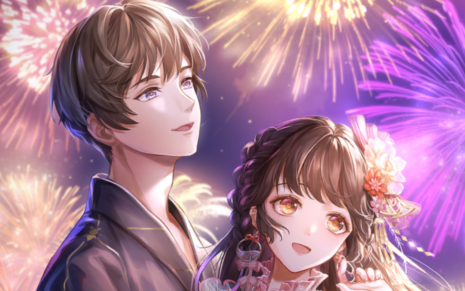 【闪耀暖暖】池小龙·江畔花火 回忆