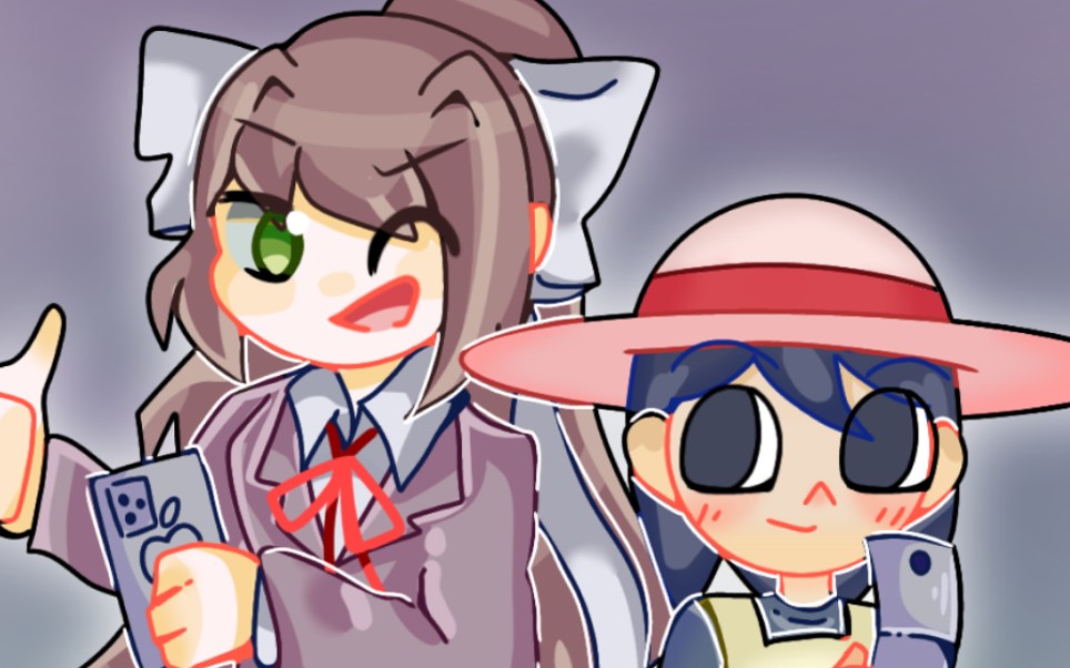 【合绘】monika和安堂夏美的贴贴