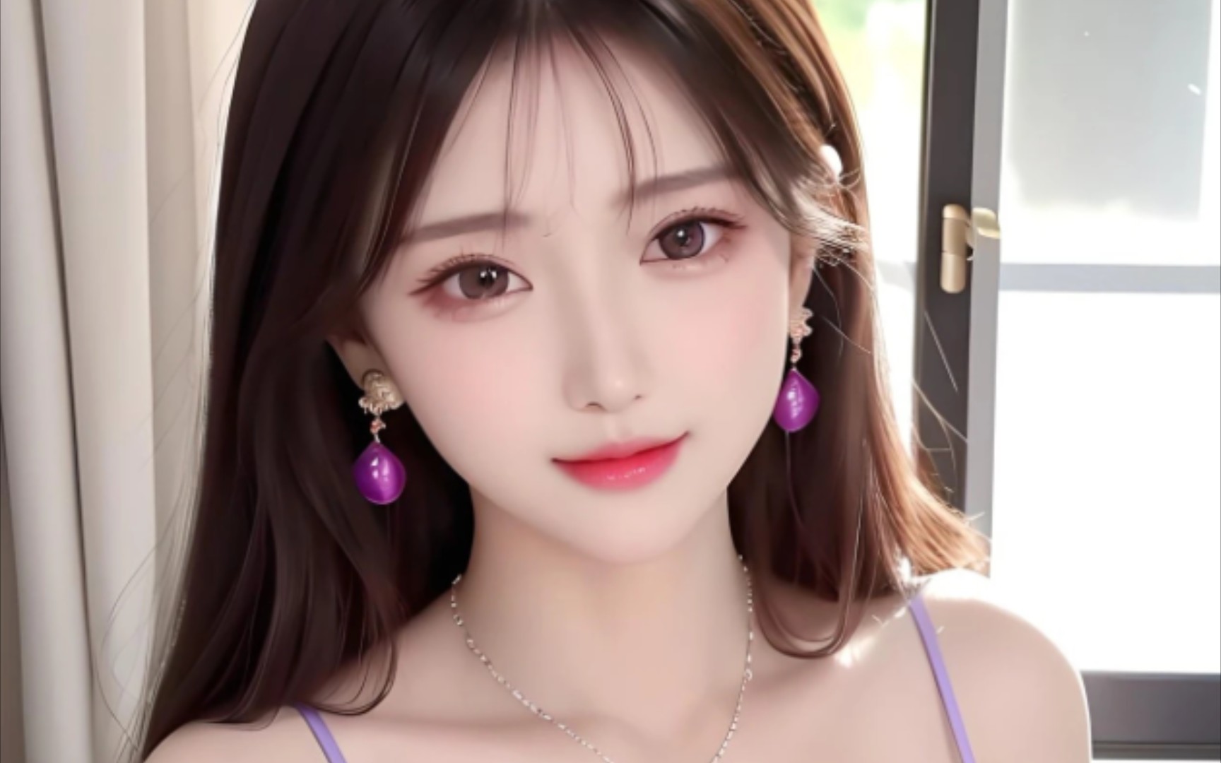 超好看的紫衣小姐姐,等待您来鉴定