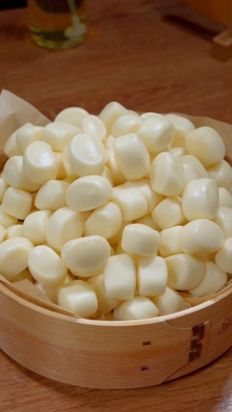 牛奶小馒头这样做