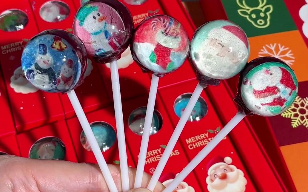 圣诞节礼物星空棒棒糖礼盒