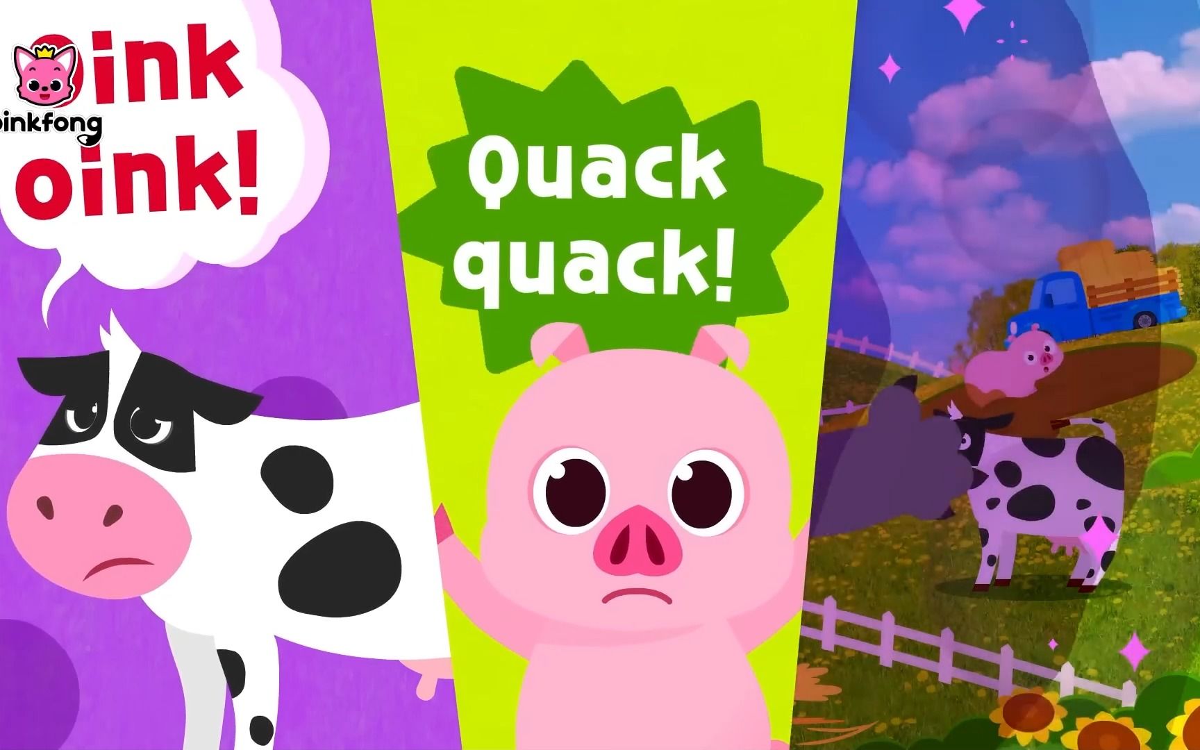 lets find the jumbled farm animal sounds-pinkfong碰碰狐英文启蒙