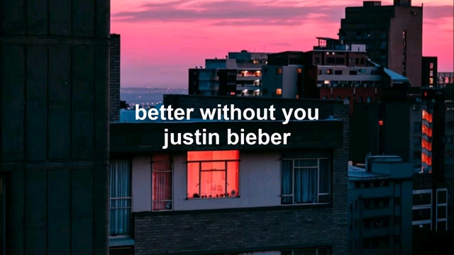 [图]Justin Bieber 贾斯汀比伯《Better without you》