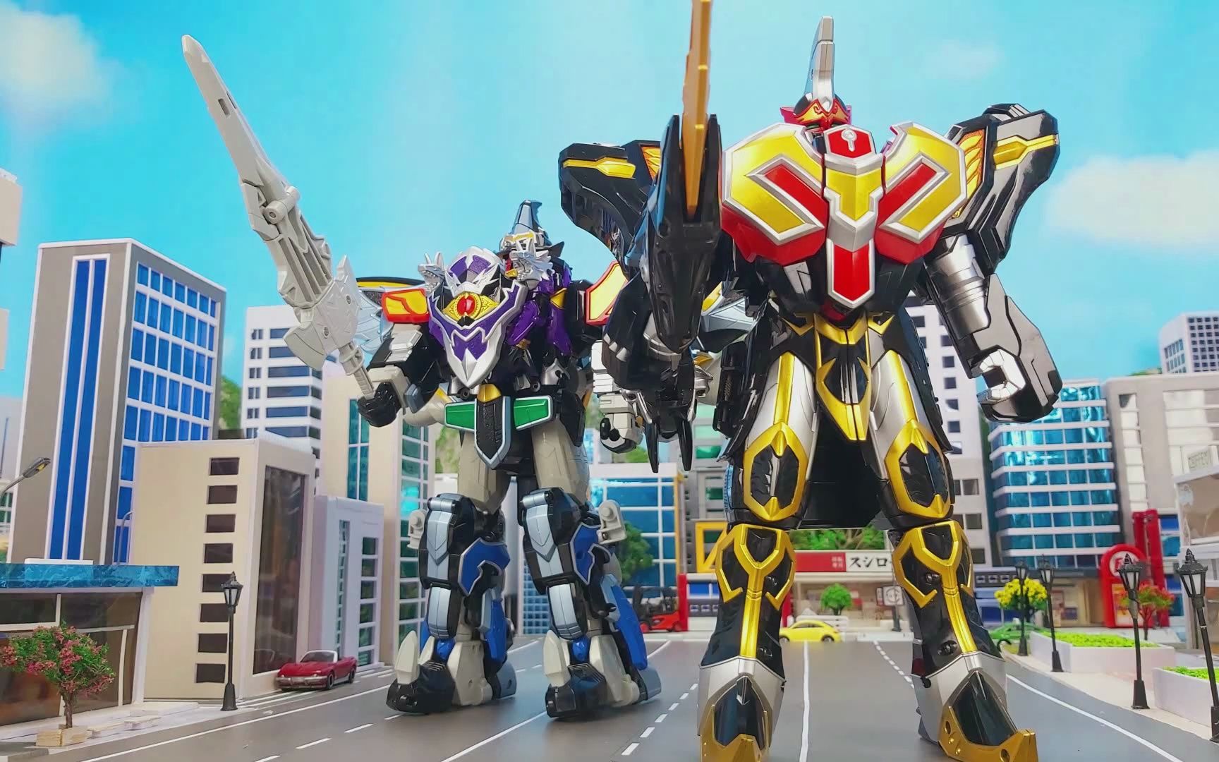 tg-魔法战队 dx 爹地黑化合体 黑狼凯萨 定格动画