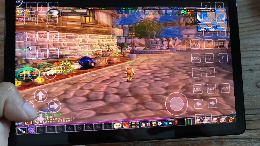 手机玩魔兽世界,混沌与秩序仿制玩家来看