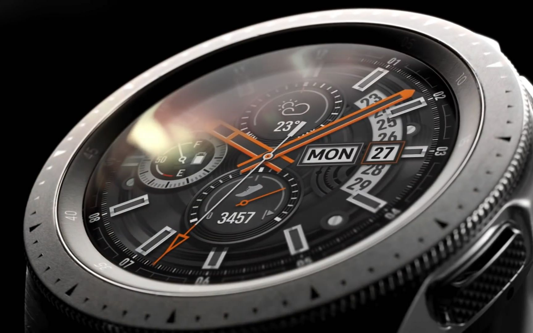 三星galaxy watch手表发布:超逼真的数字表盘