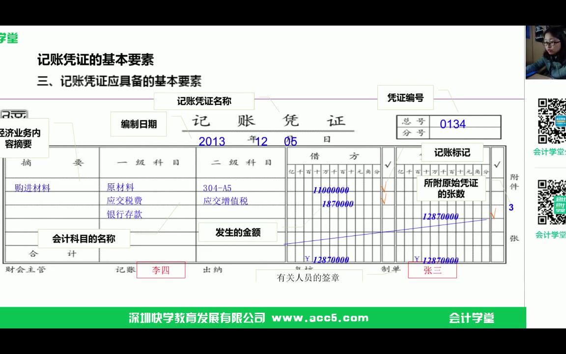 原始记账凭证出纳记账凭证怎么做会计记账凭证有几种哔哩哔哩bilibili