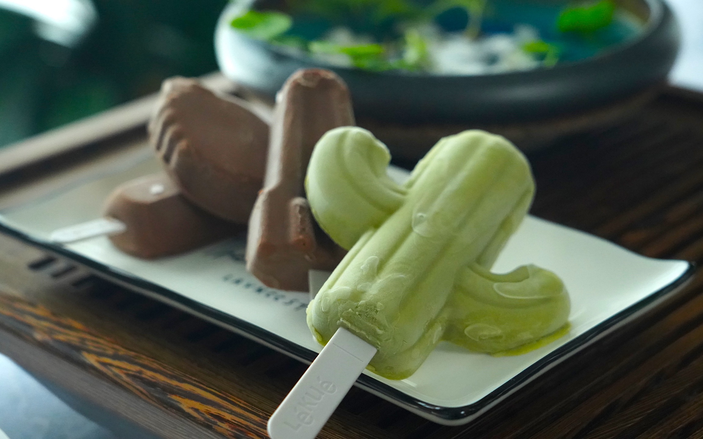 抹茶/巧克力雪糕,传统的雪糕做法,减糖,无人工添加,轻松制作夏季的小