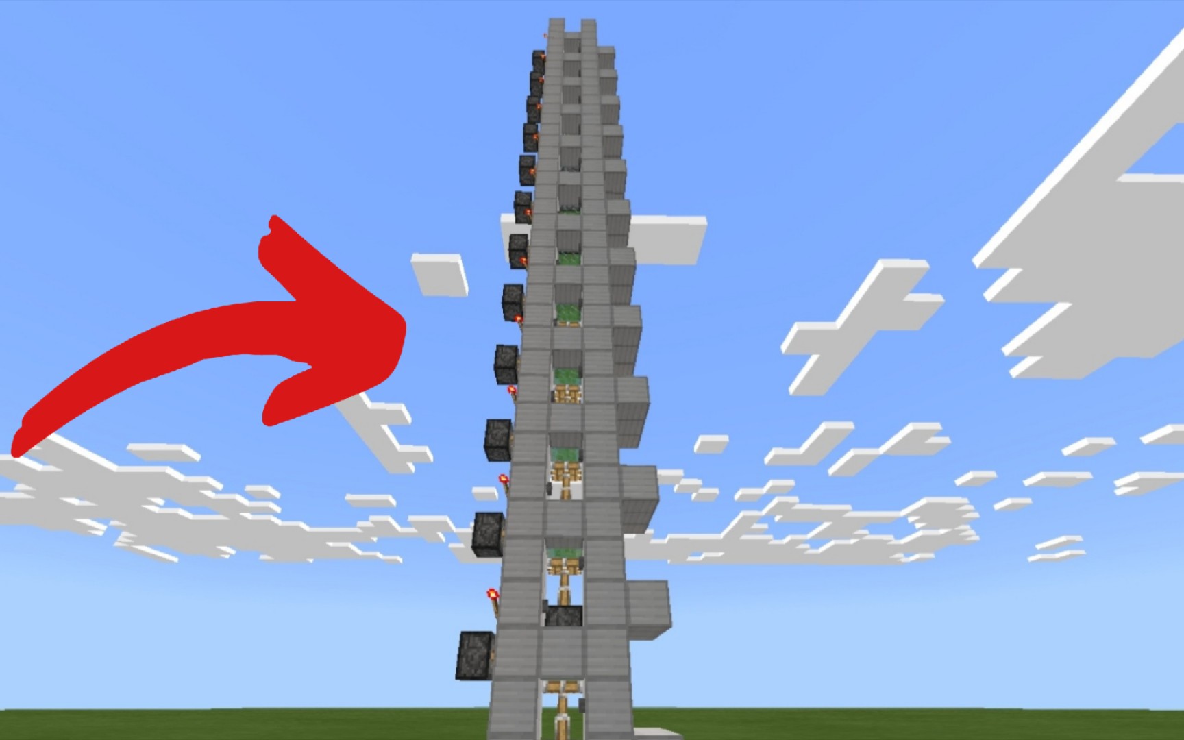 手把手教你做个简单的红石电梯