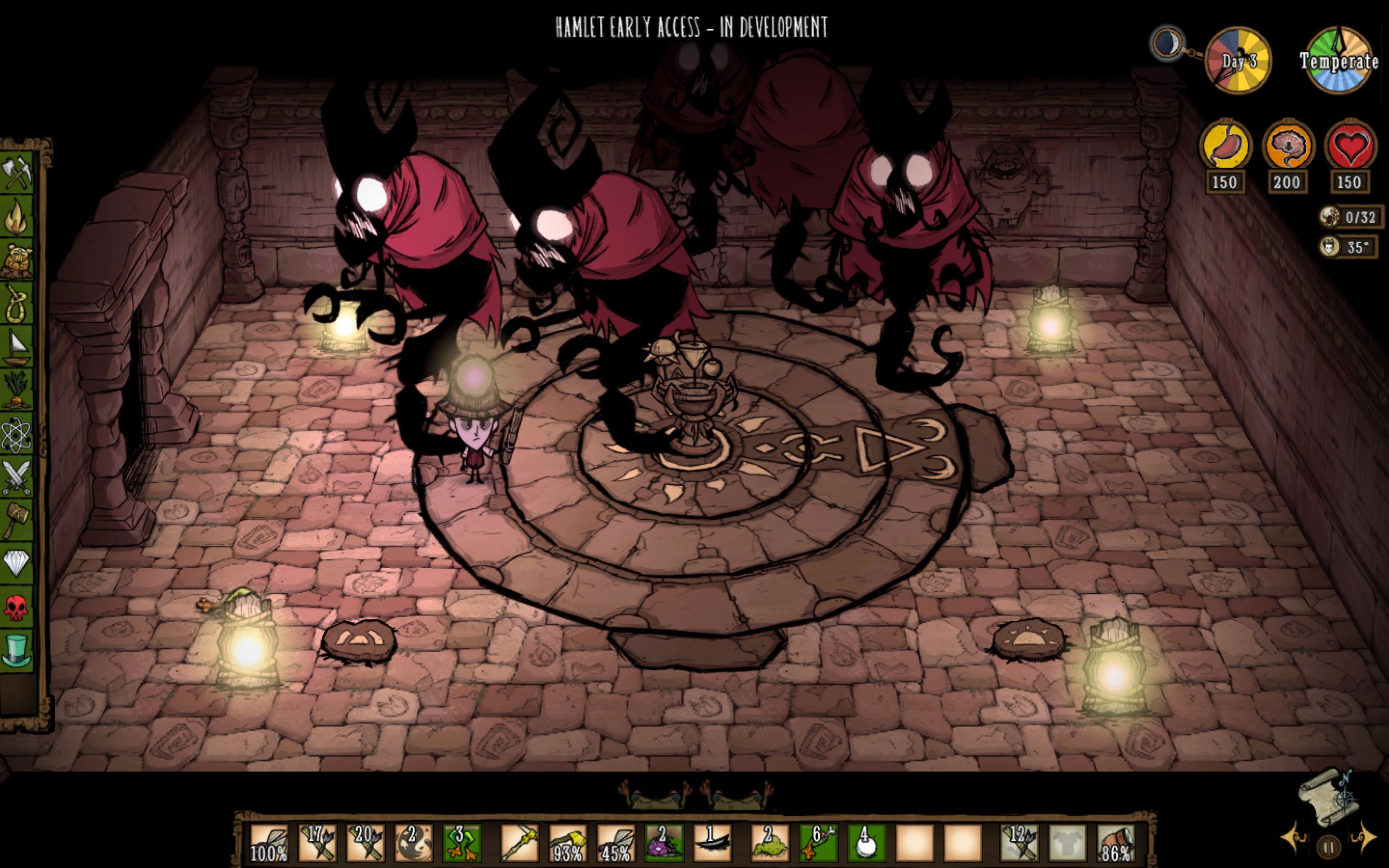 饥荒哈姆雷特日晷bug