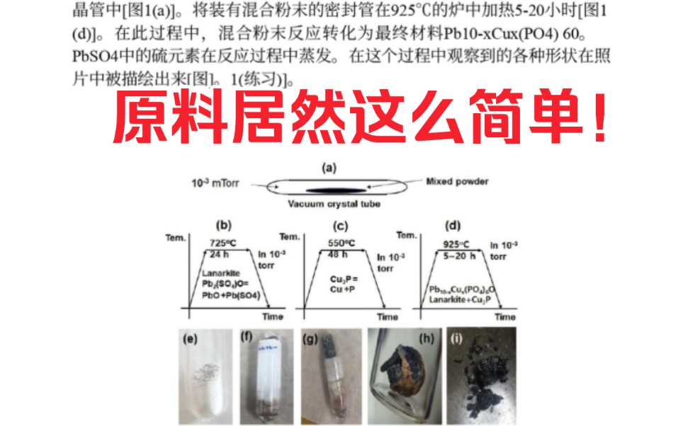 【室温超导】原论文有道中翻哔哩哔哩bilibili