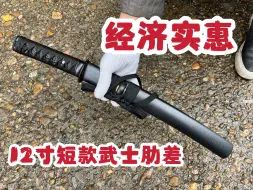 Download Video: 12寸短款武士肋差 轻便趁手 经济实惠