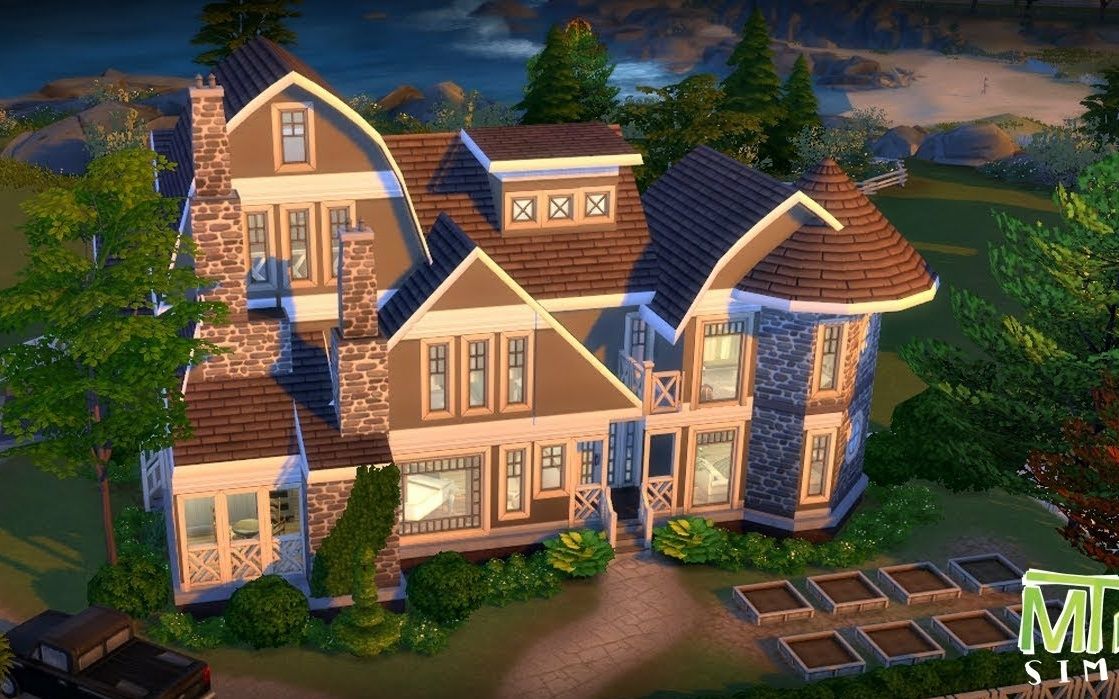 模拟人生4速建搬运乡间别墅bymtsims