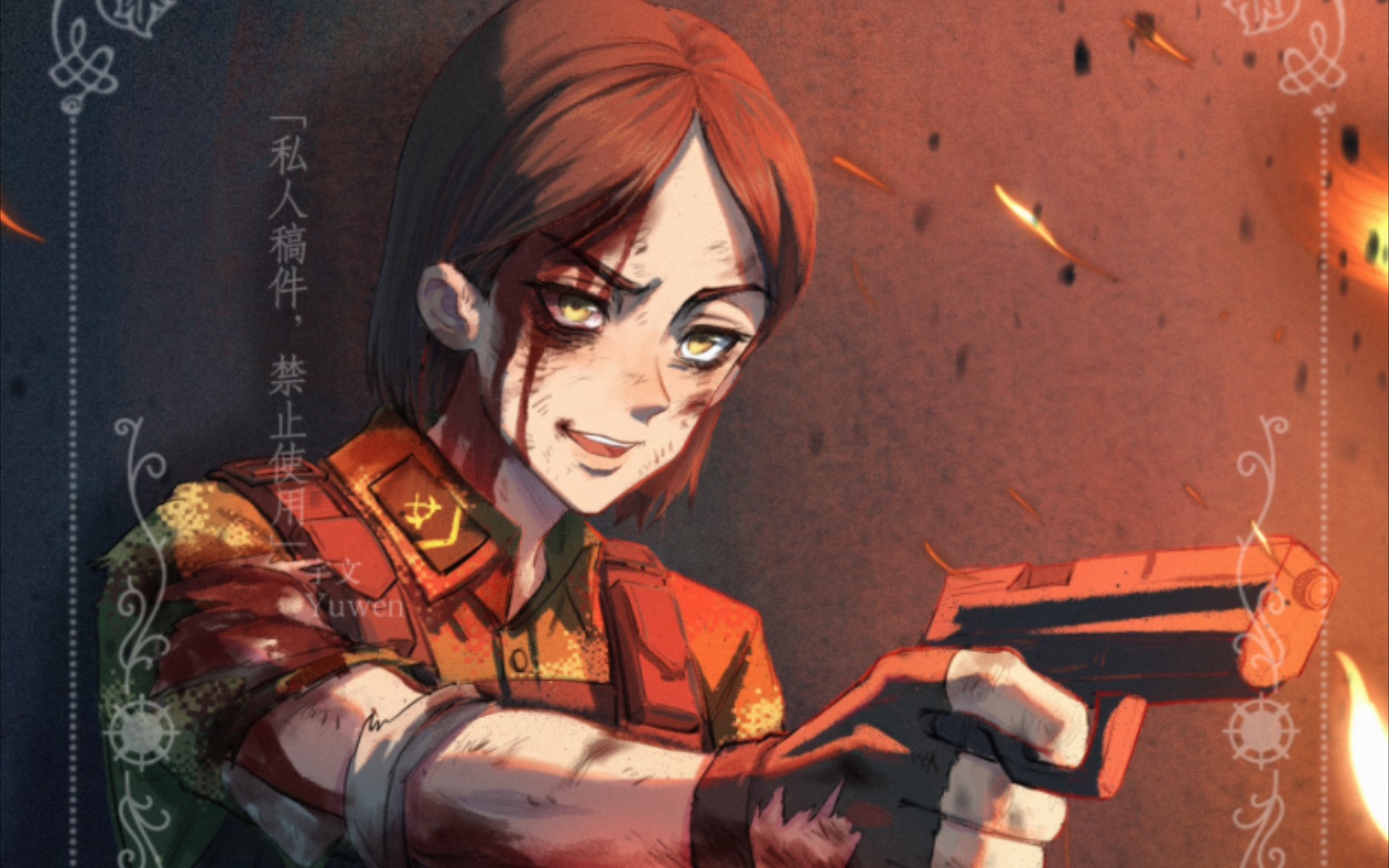 【稿件展示】画了一组超帅的战损!