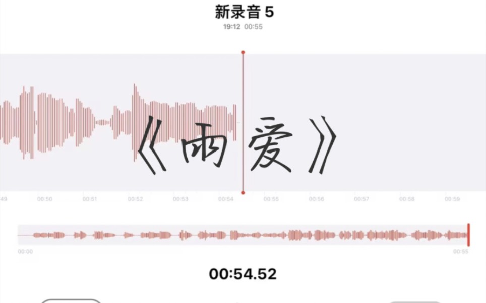 [图]【雨爱 翻唱（清唱）】我的评价是女高中生晚上突发恶疾鬼哭狼嚎