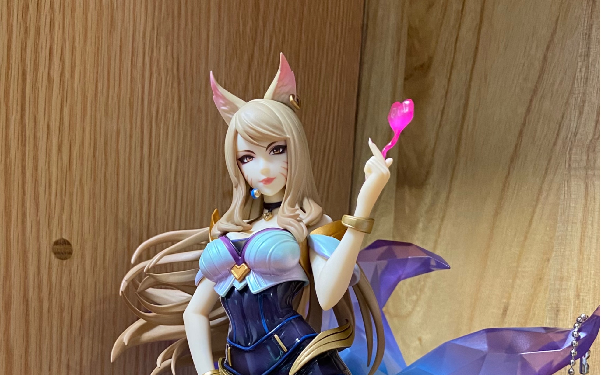 英雄联盟lol 九尾妖狐 kda 阿狸手办 开箱