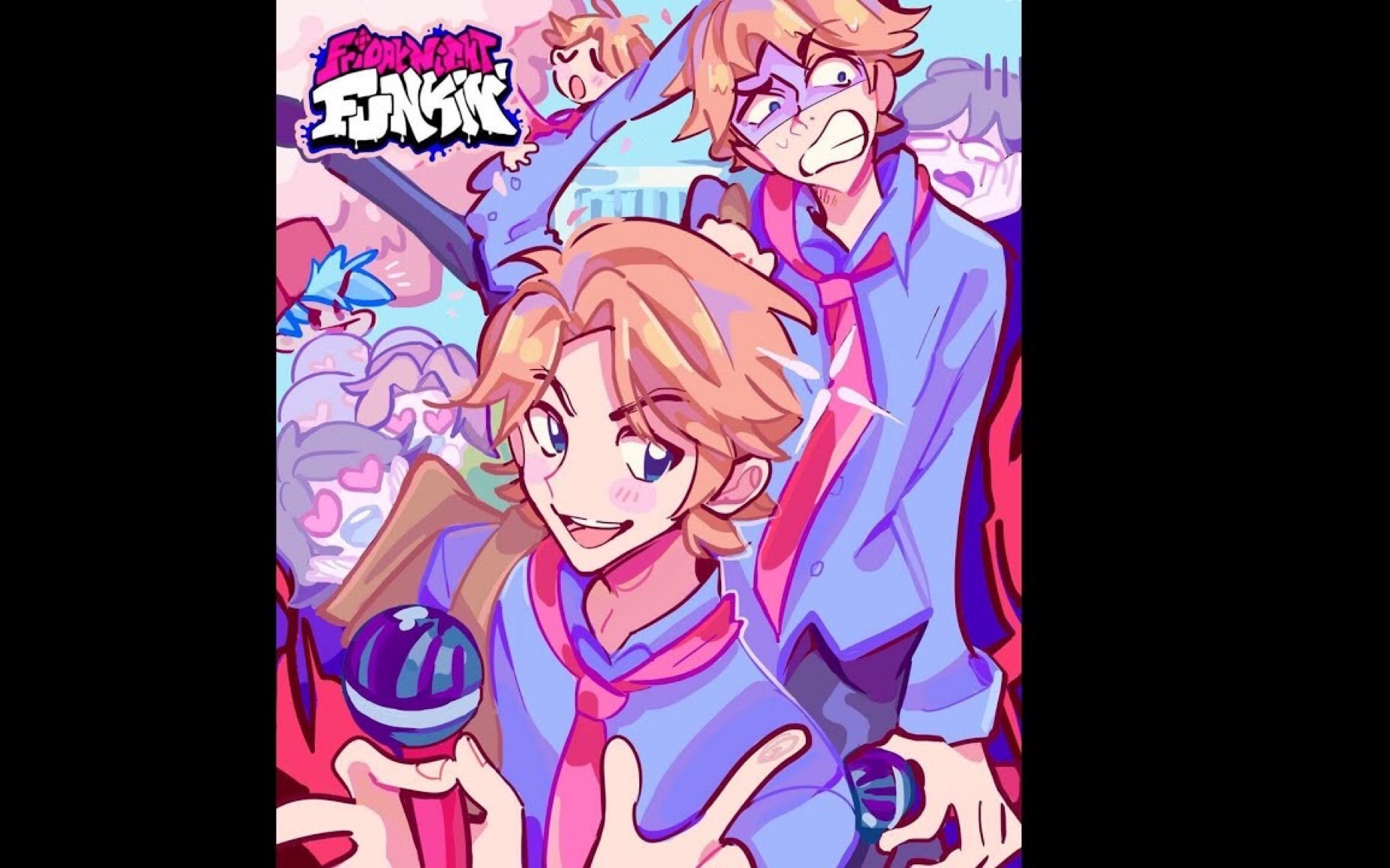 【fnf同人图合集】仙贝 senpai_哔哩哔哩_bilibili