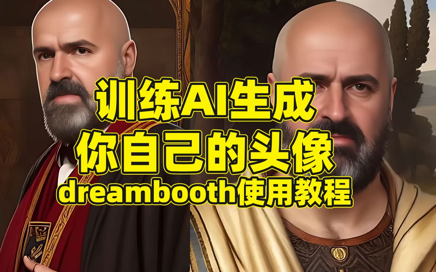 训练AI生成你自己的头像,dreambooth使用教程哔哩哔哩bilibili