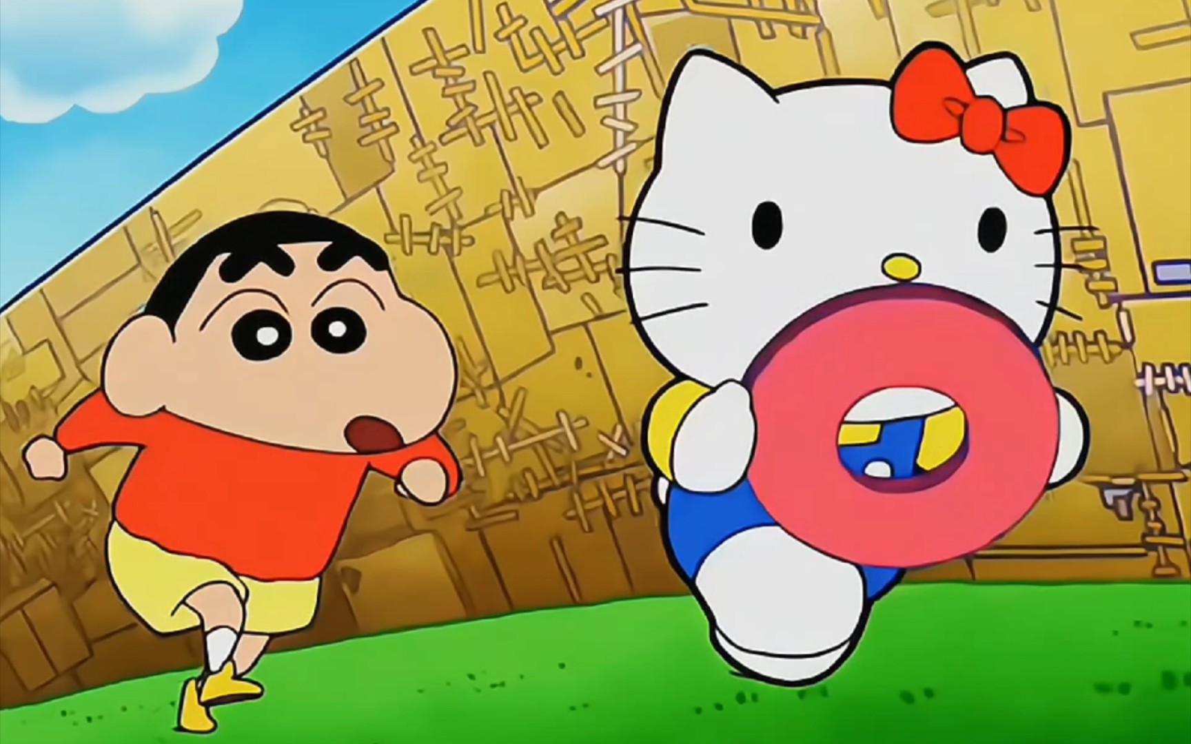 蜡笔小新梦幻联动了噢