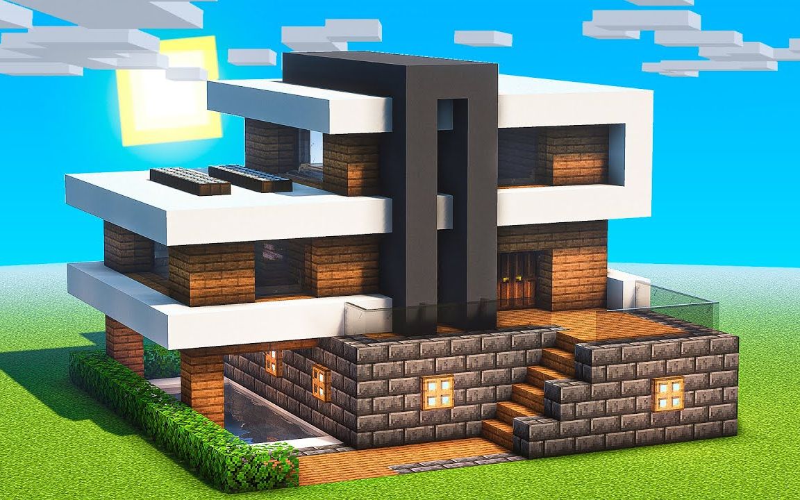 如何在minecraft中建造房屋 我的世界