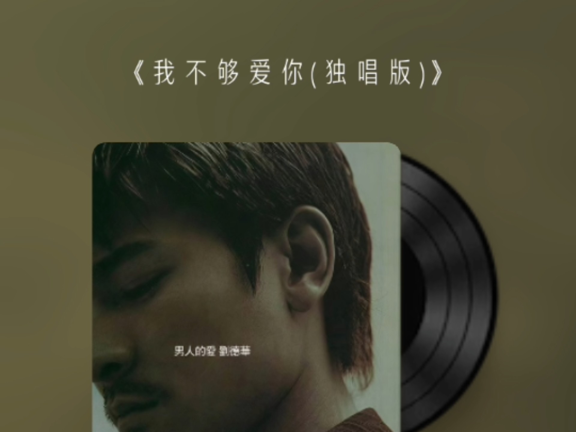 杨小壮《爱你爱不够》